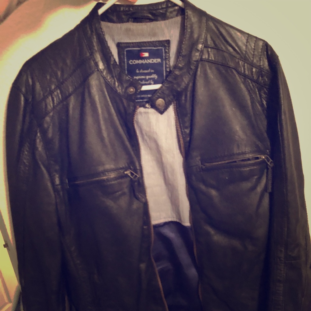 Commander Real Leather Jacket